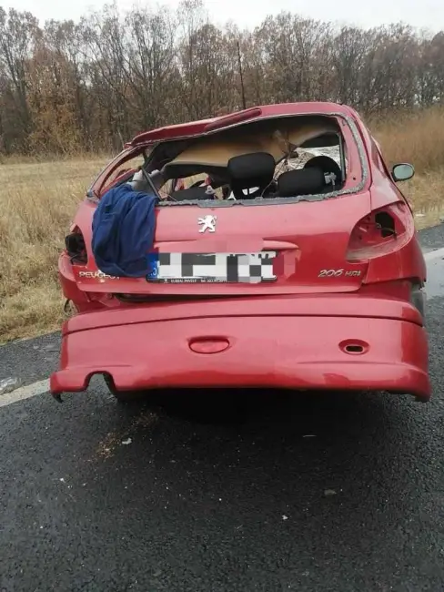 Trafic blocat pe DN 65 Slatina Piteşti în Lunca Corbului în urma unui