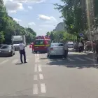 Foto Accident în Slatina, pe strada Ecaterina Teodoroiu. O tânără transportată la spital