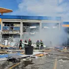 Foto Explozie puternică la un magazin de materiale de construcții. A fost activat Planul Roșu