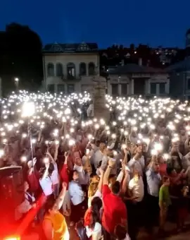Foto PSD Slatina, flashmob cu peste 1.000 de oameni, la finalul campaniei electorale (FOTO&VIDEO)