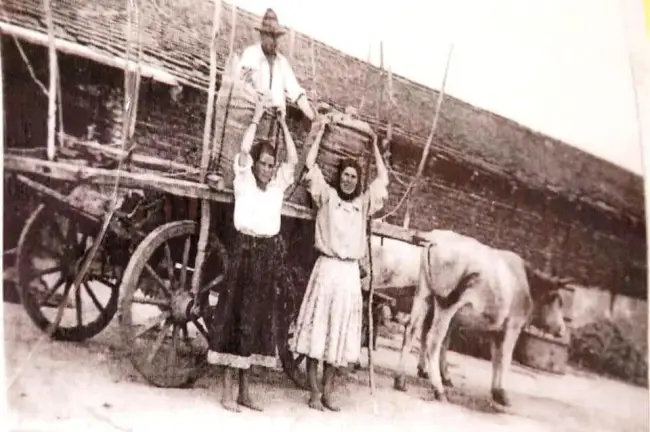 Foto Secerișul de odinioară, pe moşia unui boier din Olt: Munca agricolă de acum 100 de ani (FOTO)