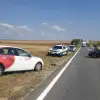 Imagine Accident în afara localităţii Brâncoveni, pe DN 64. O persoană rănită, după impactul între două autoturisme