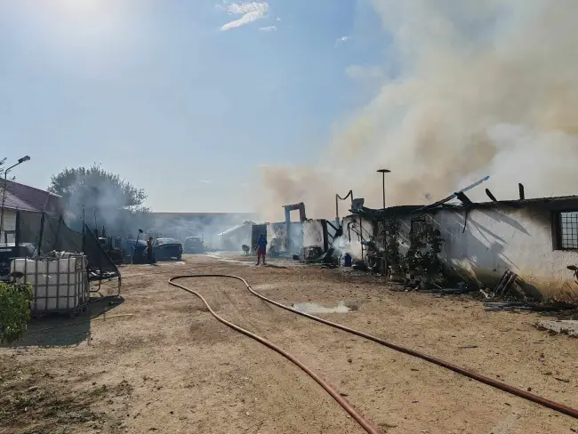 Foto VIDEO&FOTO. Incendiu puternic, în comuna Vâlcele, izbucnit de la o tigaie cu ulei