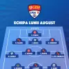 Imagine CSM Slatina are trei jucători în echipa ideală a lunii august