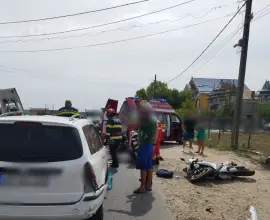 Foto Accident la Slătioara. Un adolescent a fost rănit