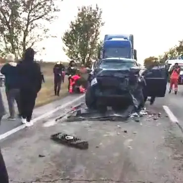 Foto Un bărbat a murit, în accidentul produs între Slatina şi Găneasa