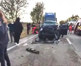 Foto Un bărbat a murit, în accidentul produs între Slatina şi Găneasa