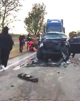 Foto Un bărbat a murit, în accidentul produs între Slatina şi Găneasa