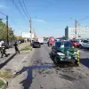 Foto O persoană rănită într-un accident, pe strada Piteşti din Slatina