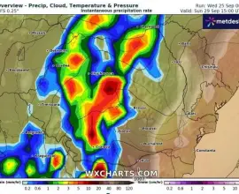 Foto Ciclonul Ashley va lovi şi județul Olt. Autoritățile locale se declară pregătite 