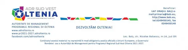 Foto Comunicat de presă - Îmbunătățirea eficienței energetice a sediului administrativ al UAT Orașul Balș