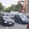 Imagine Trafic paralizat în Slatina. Blocaj total după închiderea bulevardului A.I. Cuza (VIDEO)