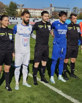 Foto CSM Slatina pierde din penalty deplasarea de la Focşani. Oprescu: „Astăzi, nu a fost nicio diferenţă între noi şi o echipă care este la retrogradare