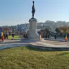 Foto Ziua Armatei Române, sărbătorită la Slatina printr-o ceremonie la Monumentul Ecaterinei Teodoroiu (FOTO)