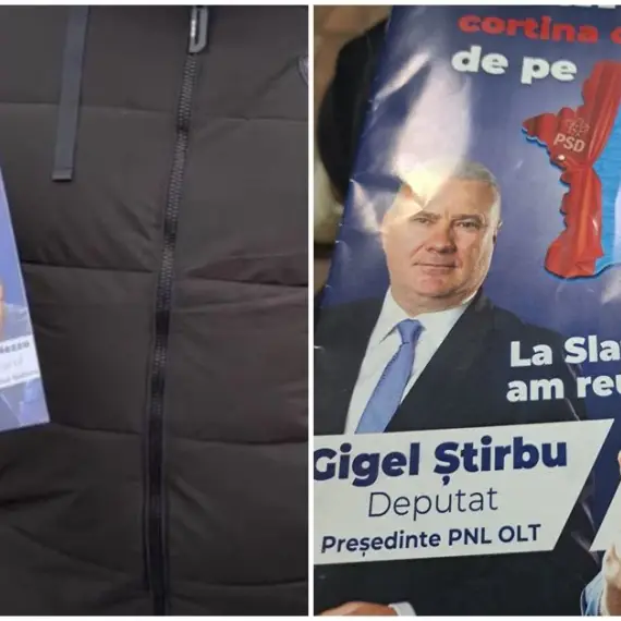 Foto Propagandă electorală ilegală în Olt: Broşură ilegală şi denigratoare distribuită de PNL 