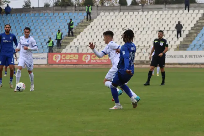 Foto CSM Slatina pierde cu FCU Craiova dintr-un penalty inexistent. „Această înfrângere este din cauza unui penalty care nu a fost”