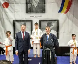 Foto Sportivul Andrei Dima, campion naţional în proba de kata