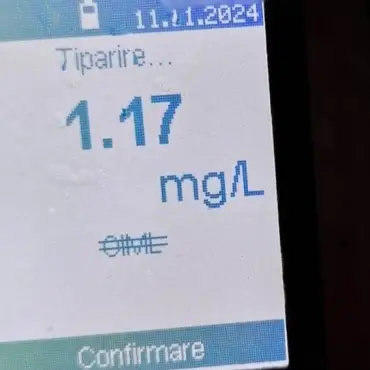 Foto Şofer din Tătuleşti, depistat la volan cu 1,17 mg/l alcool pur în aerul expirat