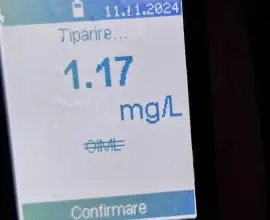 Foto Şofer din Tătuleşti, depistat la volan cu 1,17 mg/l alcool pur în aerul expirat