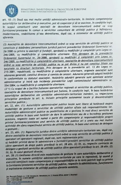 Foto Guvern: Slatina riscă returnarea fondurilor europene, dacă se retrage din Compania de Apă Olt, iar România infringement-ul (DOCUMENT)