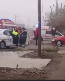 Foto Accident în Brebeni, provocat de o şoferiţă