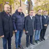 Foto Marius Oprescu și liderii PSD Olt, vot pentru un viitor mai predictibil: Am votat pentru un preşedinte normal, echilibrat, care să stea mereu printre oameni