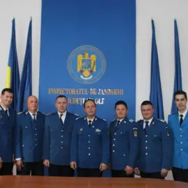 Foto FOTO. Avansări în grad la Inspectoratul de Jandarmi Judeţean Olt