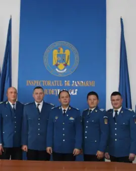 Foto FOTO. Avansări în grad la Inspectoratul de Jandarmi Judeţean Olt