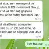 Foto Avertisment privind mesajele venite pe WhatsApp care oferă job-uri online