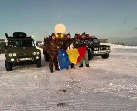 Foto Expediție cu ARO la Capul Nord. Unul dintre temerarii români este din județul Olt (FOTO)