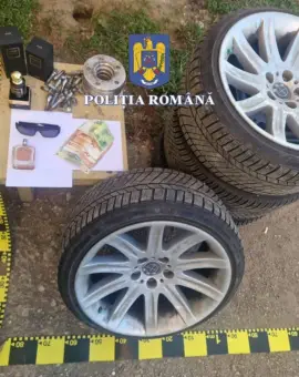 Foto Tineri reţinuţi după ce au furat bunuri şi motorină din camioanele unui bărbat din Balş