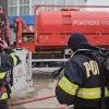 Foto Echipaje de pompieri din trei judeţe, chemate pentru a interveni la incendiul de la Slatina. Traficul rutier este deviat (VIDEO)