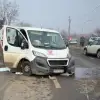 Foto Accident la Vlădila. Două persoane transportate la spital