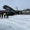 Foto Accident feroviar în judeţul Olt. După trenuri de marfă s-au ciocnit frontal (UPDATE)