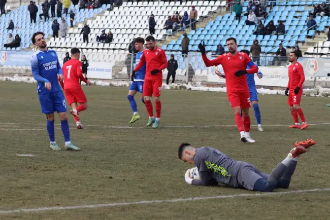 Foto FOTO. CSM Slatina, remiză albă pe teren propriu cu Chindia Târgovişte