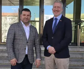 Foto Investiții și dezvoltare durabilă: Discuții între vicepreședintele CJ Olt și reprezentantul Ambasadei Marii Britanii