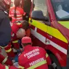 Foto Accident grav pe podul de la Poganu. O Victimă, după ce o autoutilitară s-a răsturnat