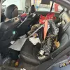 Imagine În ce stare a ajuns o maşină într-o reprezentanţă RAR. Apelul Registrului Auto către proprietarii de vehicule (FOTO)